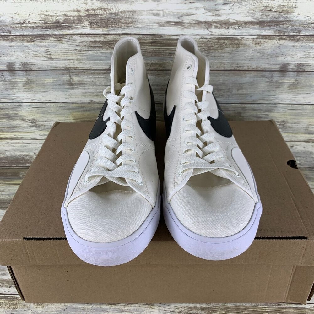 Nike Shoes Mens‎ 13 Sail/Anthracite White SB Blazer Court Mid BLZR DC8901-102 - Picture 6 of 12